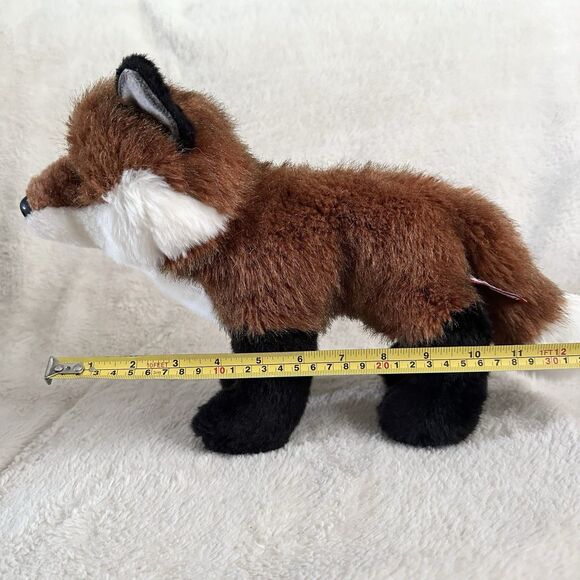 Douglas Cuddle Toys Scarlett Red Fox Dlux 12” Stuffed Animal Toy Realistic - Picture 7 of 7